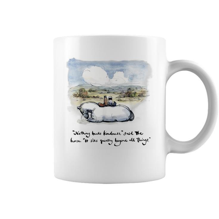 Boy Mole Fox And Horse Quote Nothing Beats Kindness   Coffee Mug