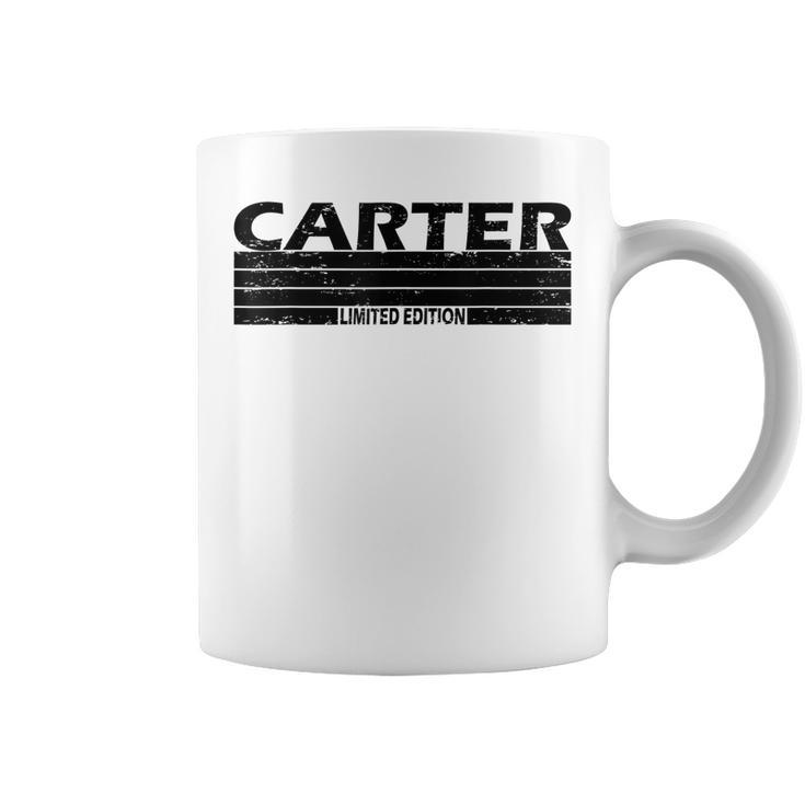 Carter Surname Limited Edition Retro Vintage Style Sunset  Coffee Mug