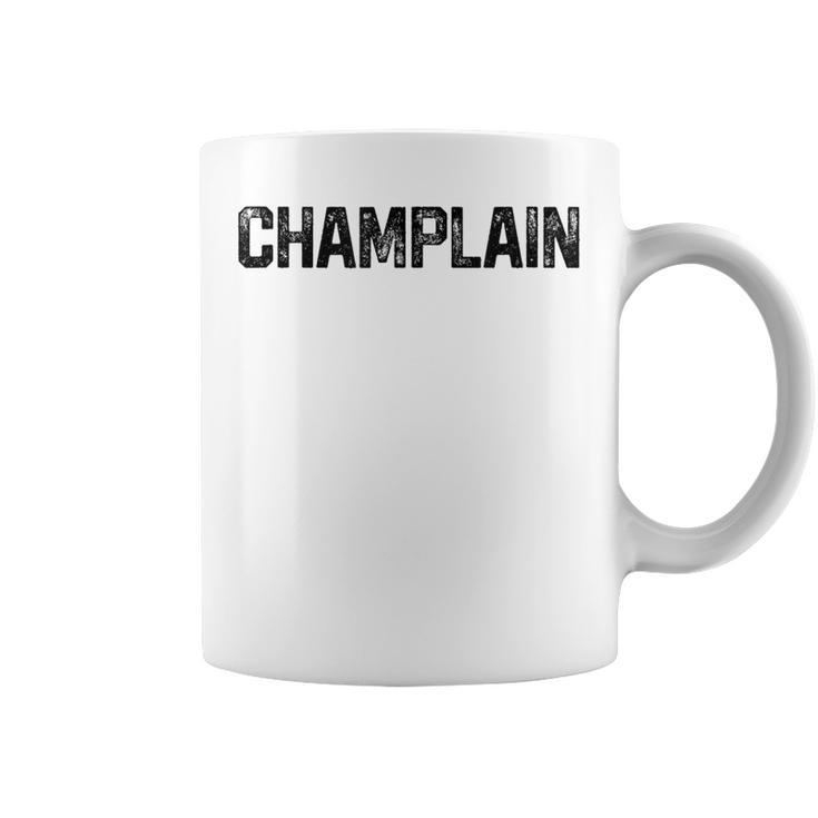 Champlain Vintage Retro College University Alumni  Coffee Mug