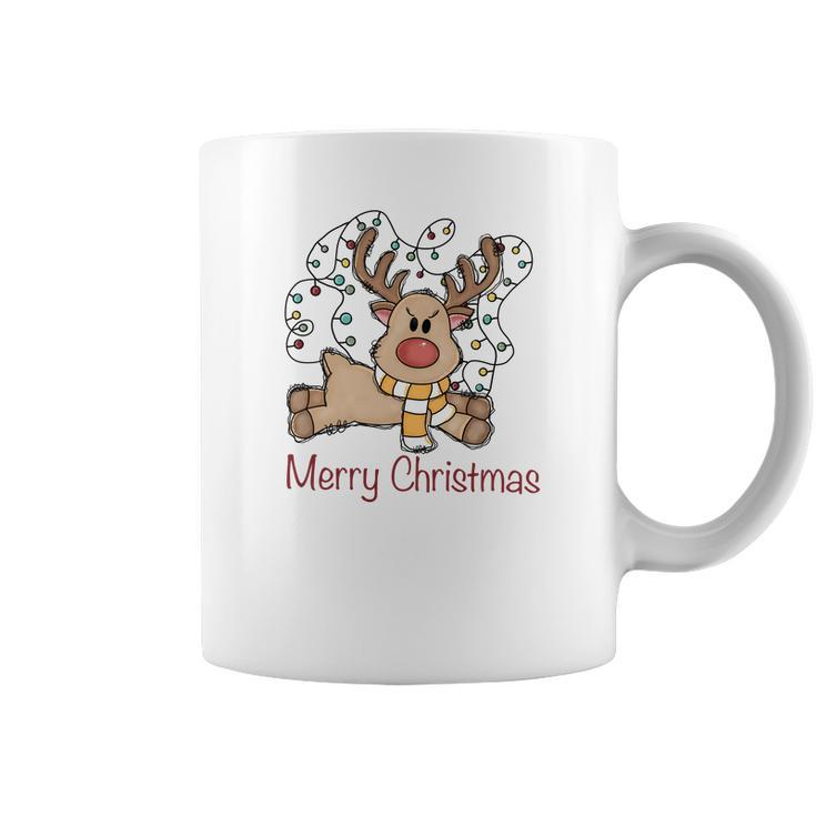 Christmas Deer Merry Christmas Coffee Mug