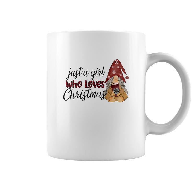 Christmas Gnomes Just A Girl Who Loves Christmas Coffee Mug