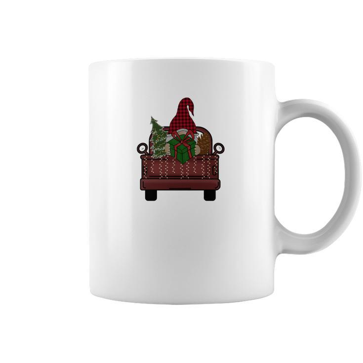 Christmas Gnomes Red Truck V2 Coffee Mug