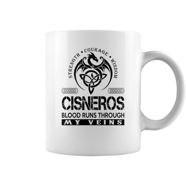 Cisneros Blood Runs Through My Veins  Coffee Mug