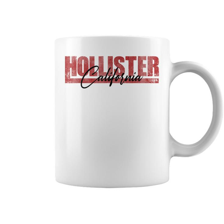 City Of Hollister California Ca Vintage Athletic Sports  Coffee Mug