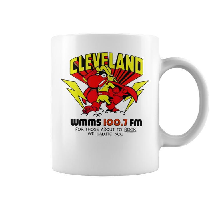 Cleveland Wmms Loo7 Fm For Those About To Rock We Salute You Coffee Mug