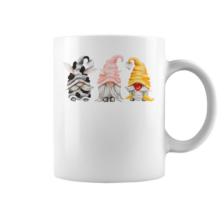 Cow Pig Chicken Gnome Cute Animal Gnomes Gifts For Mom Women  Coffee Mug