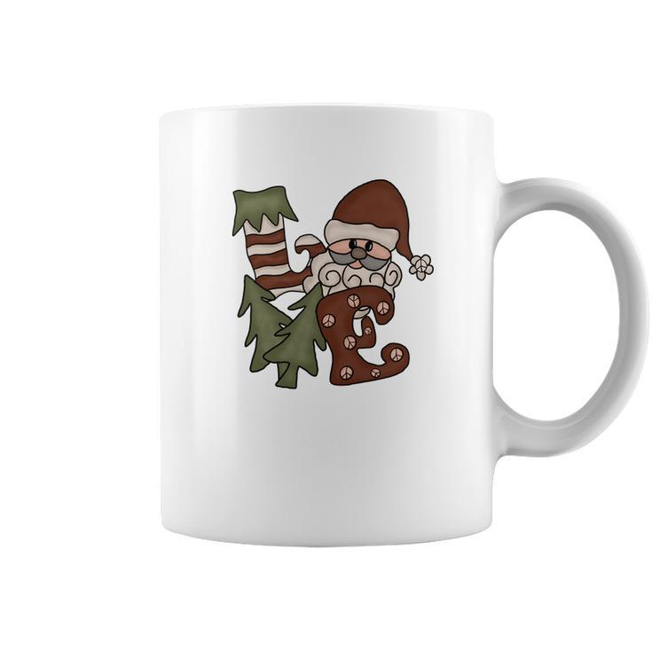 Cute Christmas Santa Love Coffee Mug