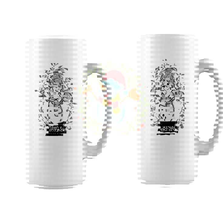 Cute Christmas Snowman Cheerful Coffee Mug