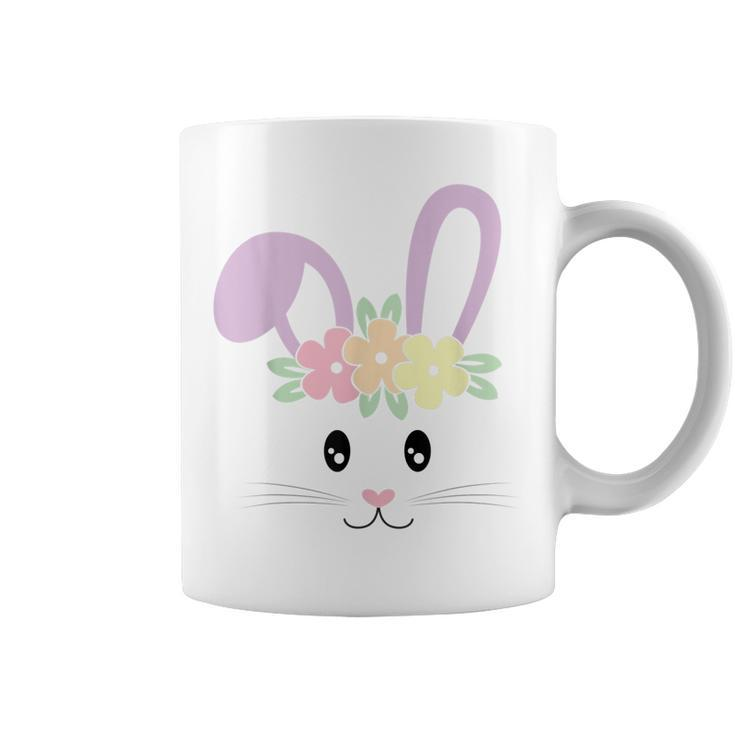 Cute Easter Bunny Face Pastel  For Girls And Toddlers  Coffee Mug
