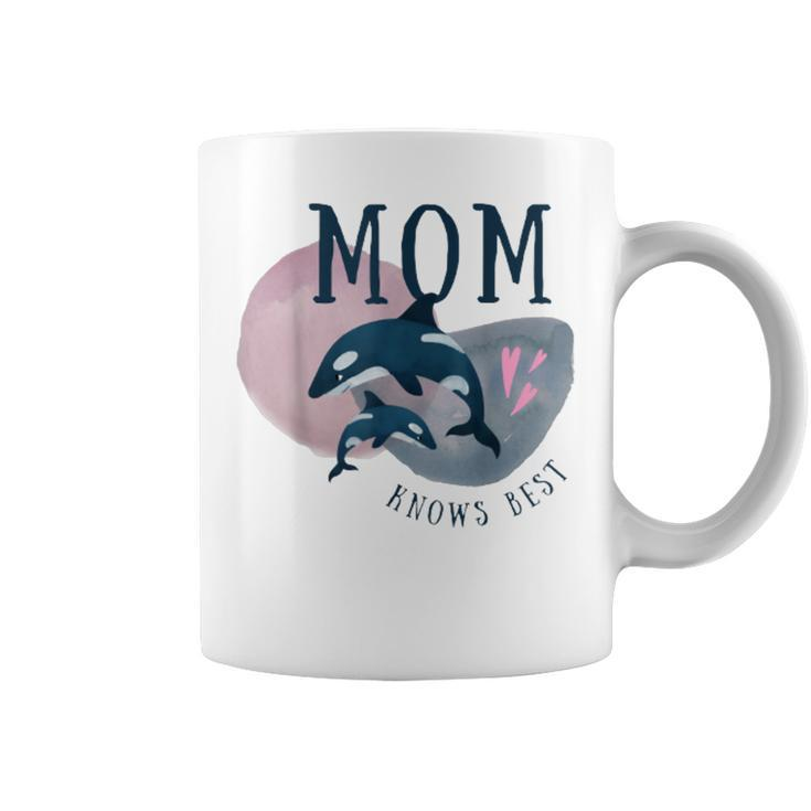 Cute Mothers Day Design Mom Knows Best  Coffee Mug