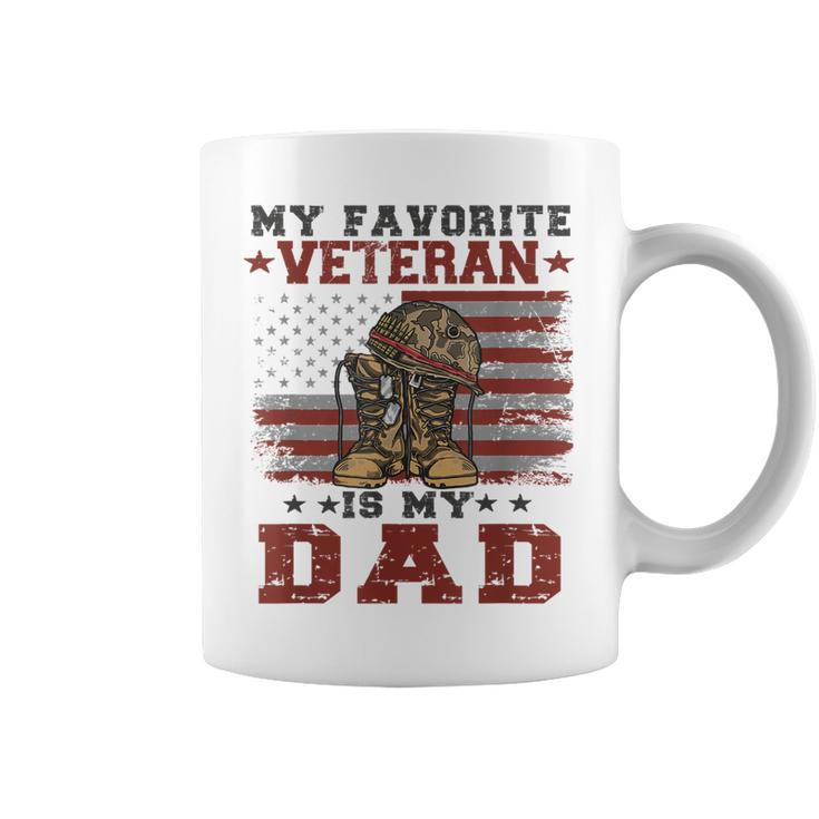 Dad Veterans Day My Favorite Veteran Is My Dad Costume Gifts  Coffee Mug