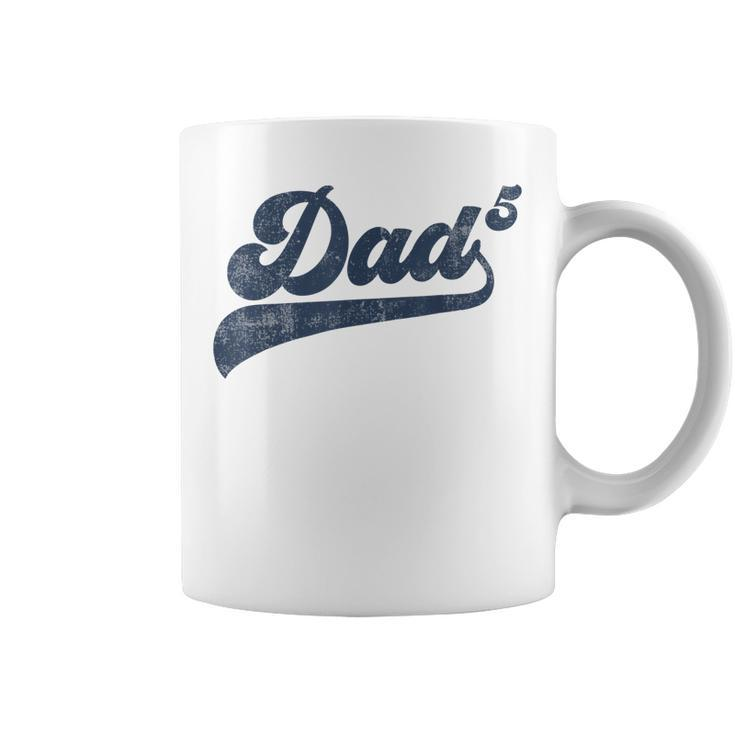 Dad5 Daddy Of 5 Kids Gifts Father Of Five Fifth Time Dad Gift For Mens Coffee Mug