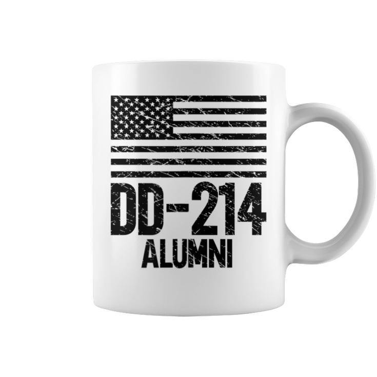 Dd214 Alumni Patriotic Us Military Vintage Veterans Day Coffee Mug