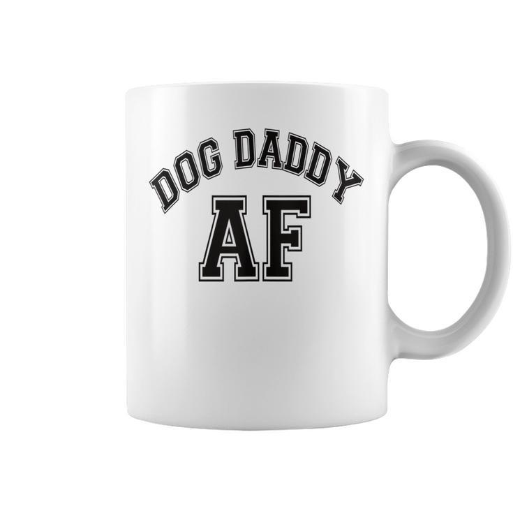 Dog Daddy Af Funny Dog Dad Vintage  V2 Coffee Mug