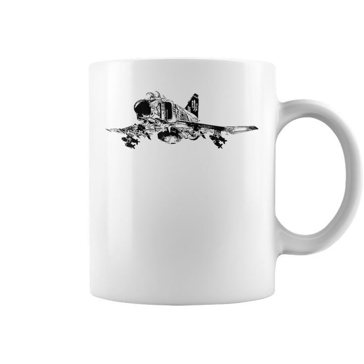 F4 Phantom Military Fighter Jet Coffee Mug