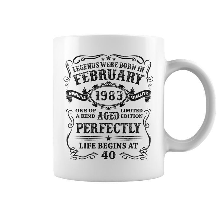 Februar 1983 Legenden 40. Geburtstag Tassen für Männer