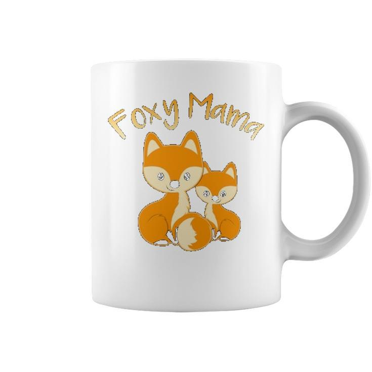 Foxy Mama Cute Fox Animal Lover Women Mom Mothers Day Gift Coffee Mug