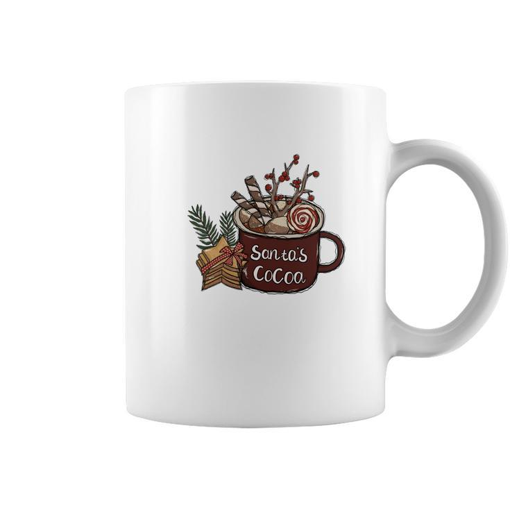 Funny Christmas Santa Cocoa Coffee Mug