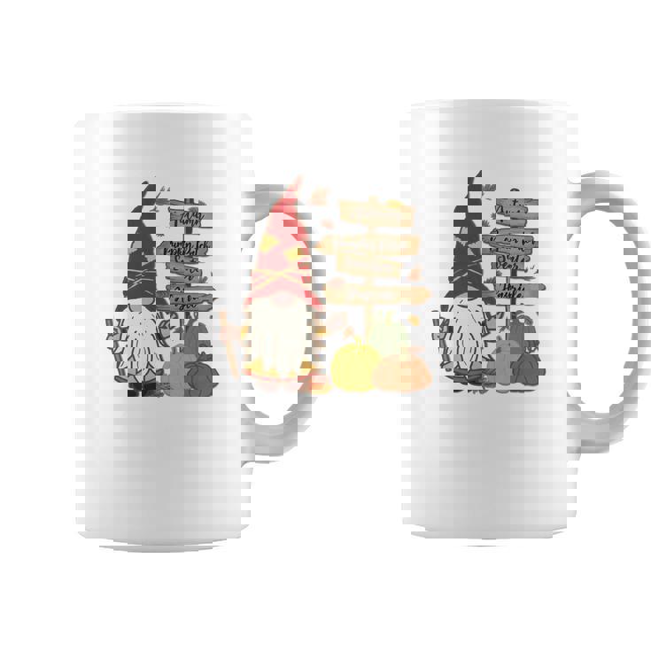 Funny Gnomes Family Pumpkin Patch Coffee Mug