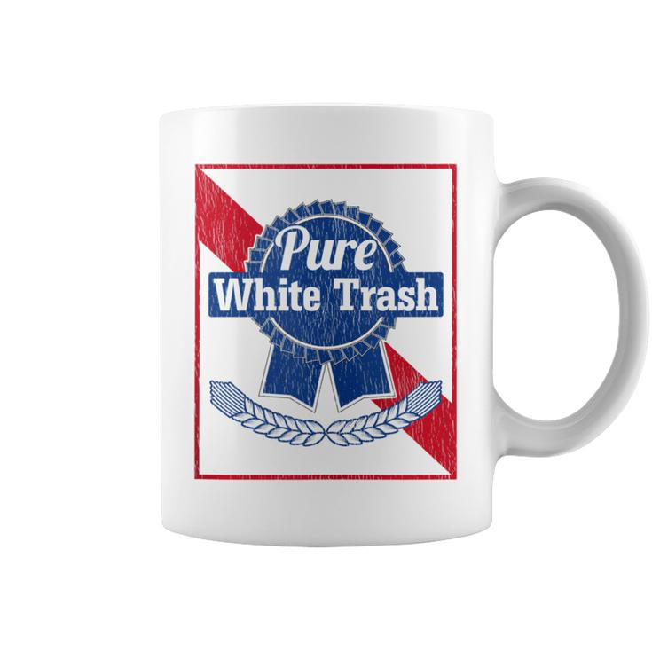 Funny Redneck  Pure White Trash  Coffee Mug