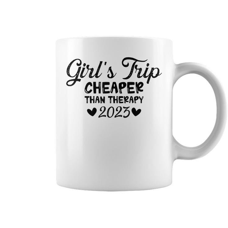 Girls Trip Therapy Vacation 2023 Bridesmaid  Coffee Mug