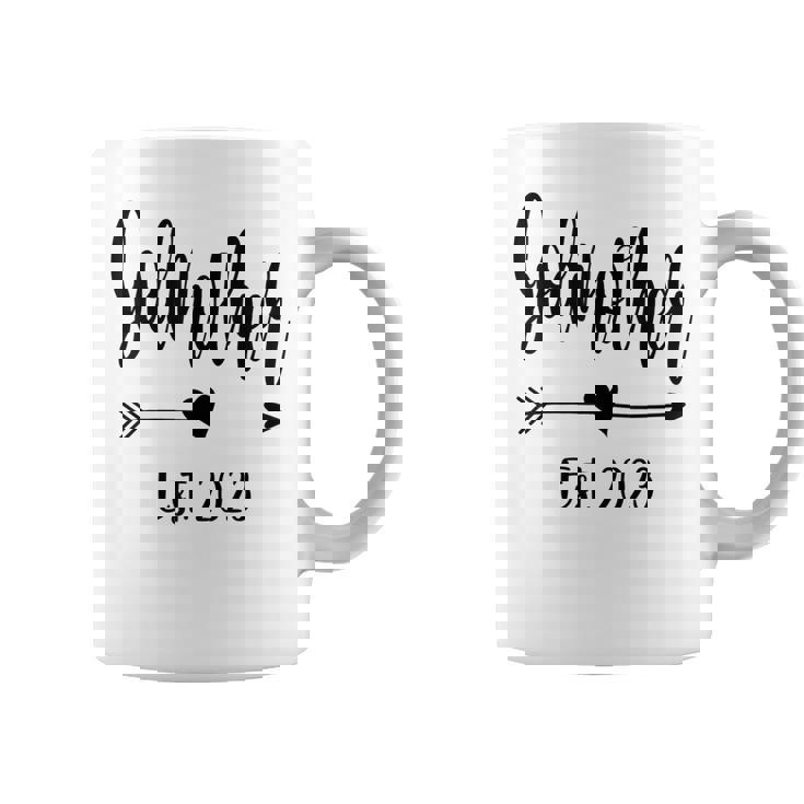 Godmother Est 2023 Promoted To Godmother 2023 Mothers Day Coffee Mug
