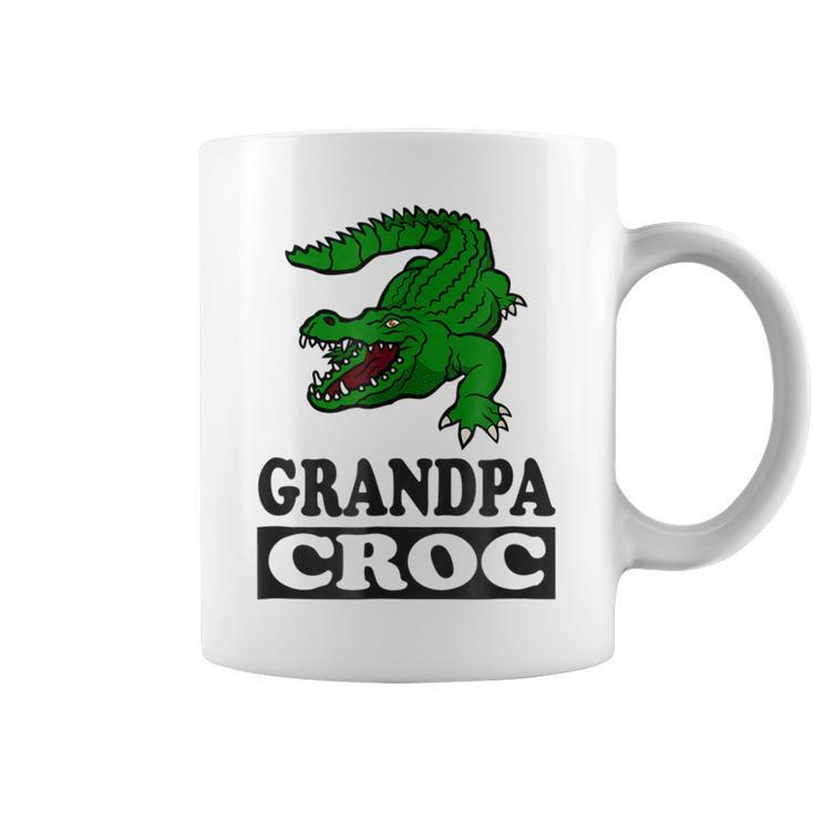 Grandpa Crocodile  Grandfather Funny Animal Gift Coffee Mug