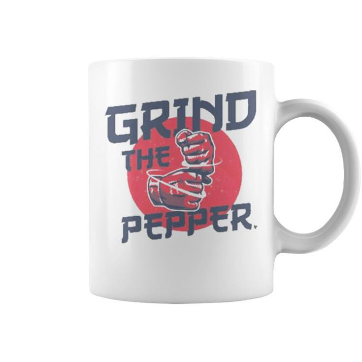 Grind The Pepper Japan Baseball  Coffee Mug
