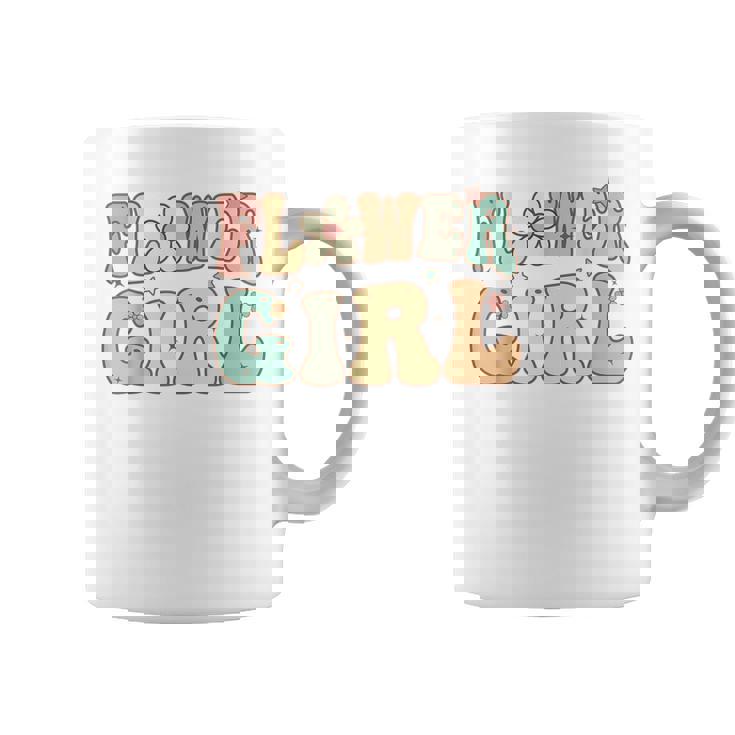 Groovy Flower Girl Wedding Proposal Bridesmaid Flower Girl  Coffee Mug