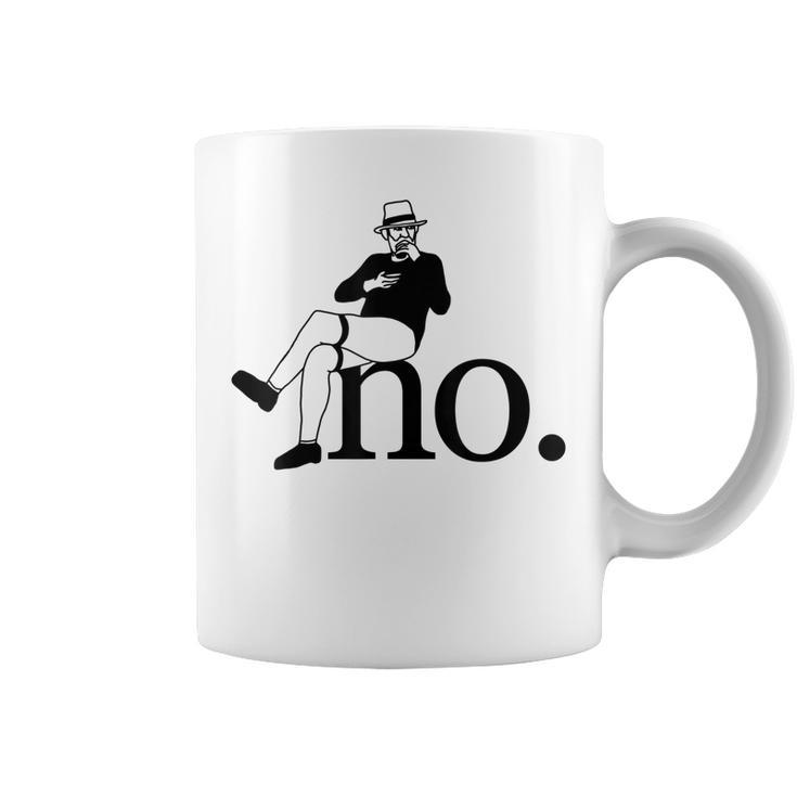 Grumpy Antisocial Old Man Funny Sarcastic Humor No Quote  Coffee Mug