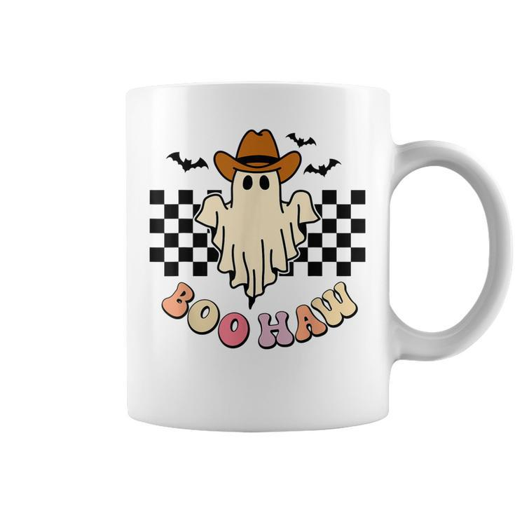Halloween Boo Haw Ghost Western Cowboy Cowgirl Funny Spooky  V4 Coffee Mug