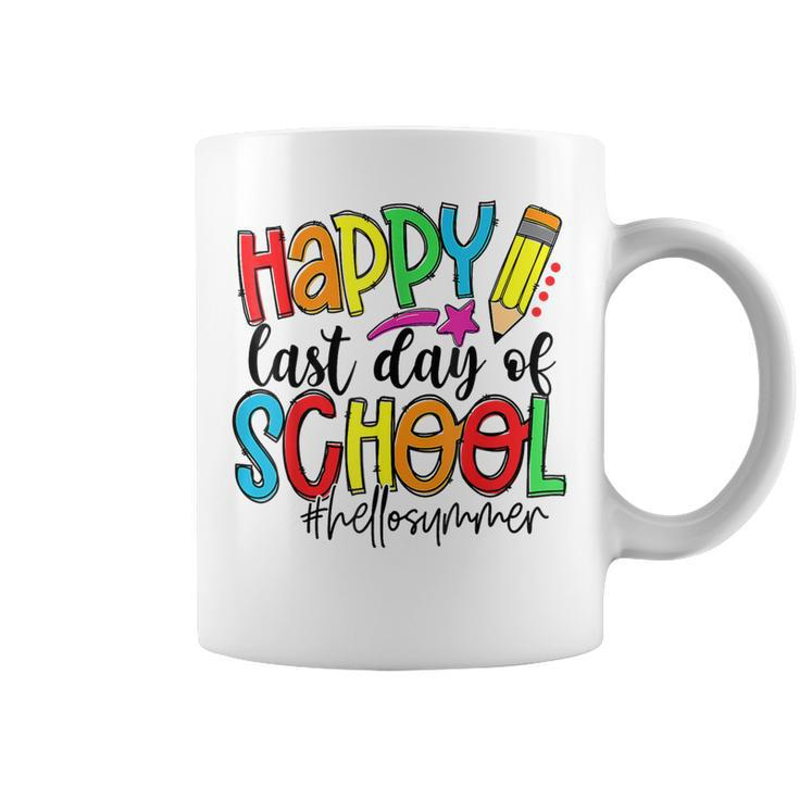 Happy Last Day Of School Teacher Student Graduation Gifts  Coffee Mug