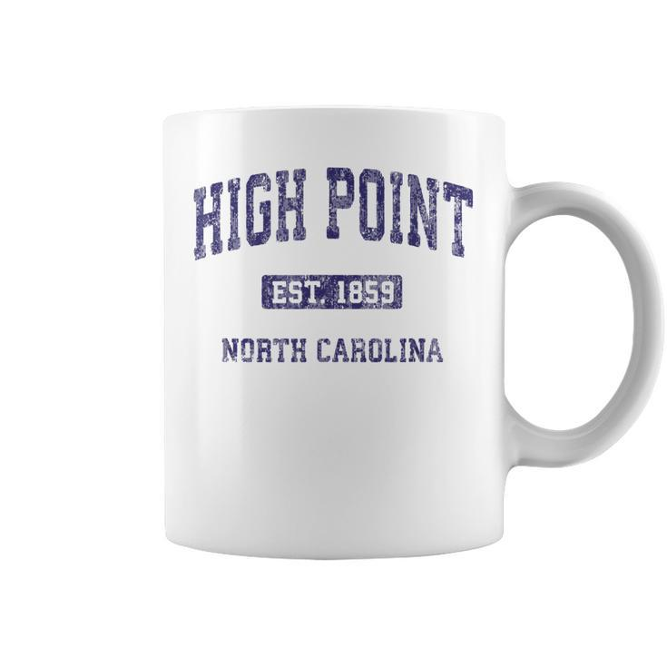 High Point North Carolina Nc Vintage Athletic Sports Design  Coffee Mug