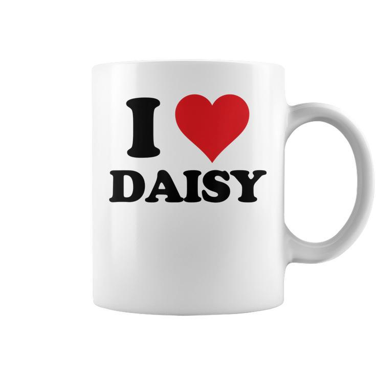 I Heart Daisy First Name I Love Personalized Stuff Coffee Mug