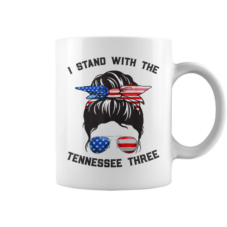 I Stand With The Tennessee Three Messy Bun  Coffee Mug