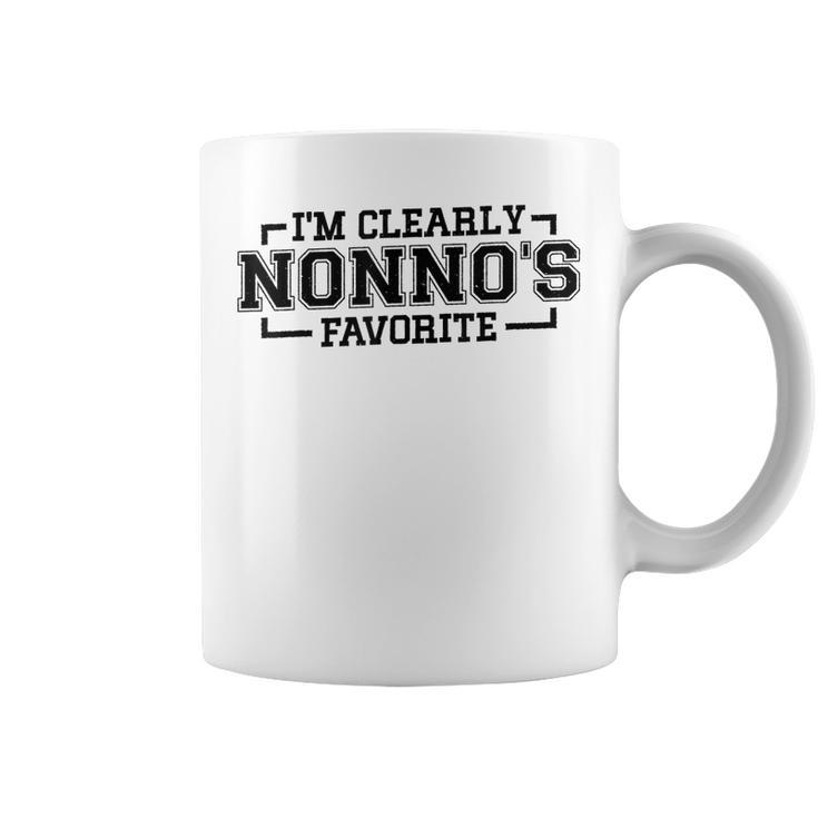 Im Clearly Nonnos Favorite Funny Grandchildren Grandpa  Coffee Mug