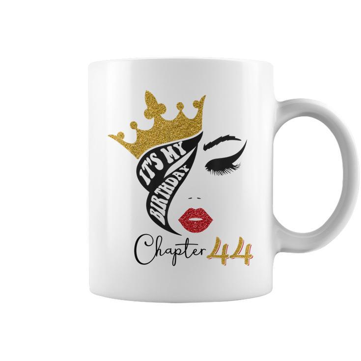 Its My Birthday Chapter 44 Messy Bun 44Th Birthday Coffee Mug | Mazezy