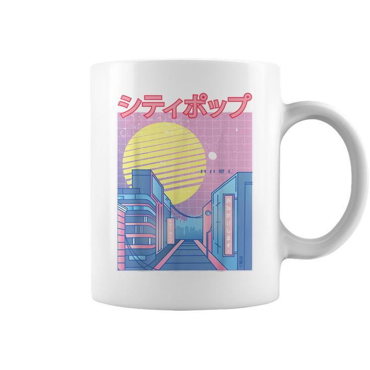 Japan City Pop Kawaii 80S Japanese Anime Music Aesthetic  Coffee Mug