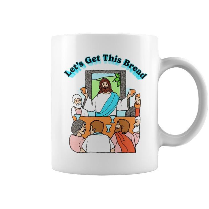 Mug Let's Get This Bread - Tasse Rigolote Et Motivante - Micro-ondes Et Lave-vaisselle Safe