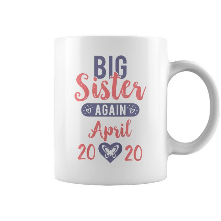 Kids Big Sister Again April 2020 Coffee Mug