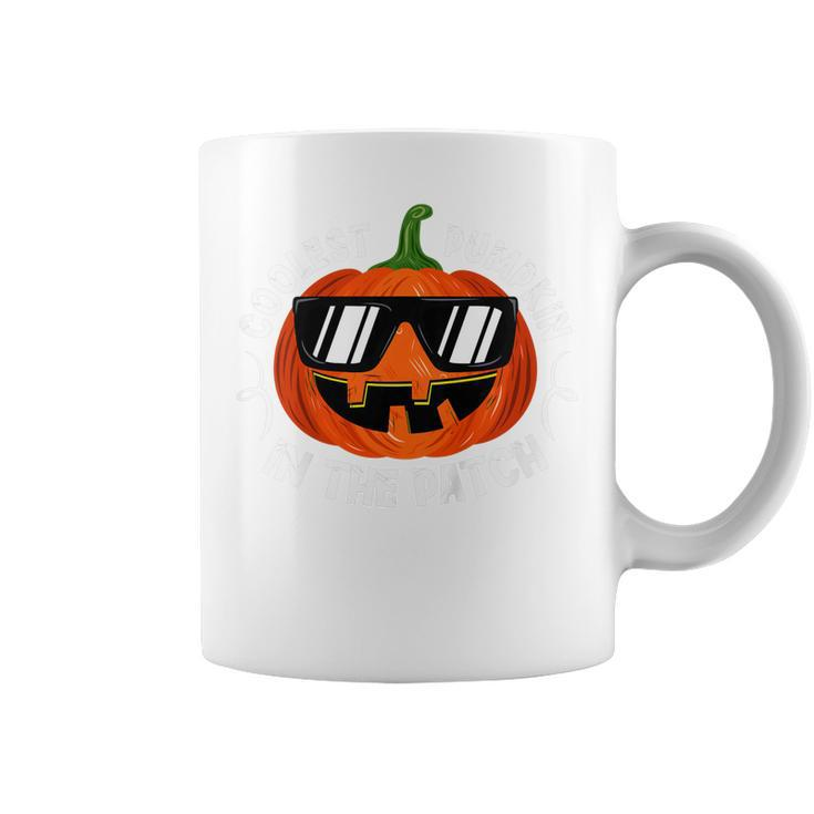 Kids Coolest Pumpkin In The Patch Toddler Boy Girl Halloween Kids  Coffee Mug