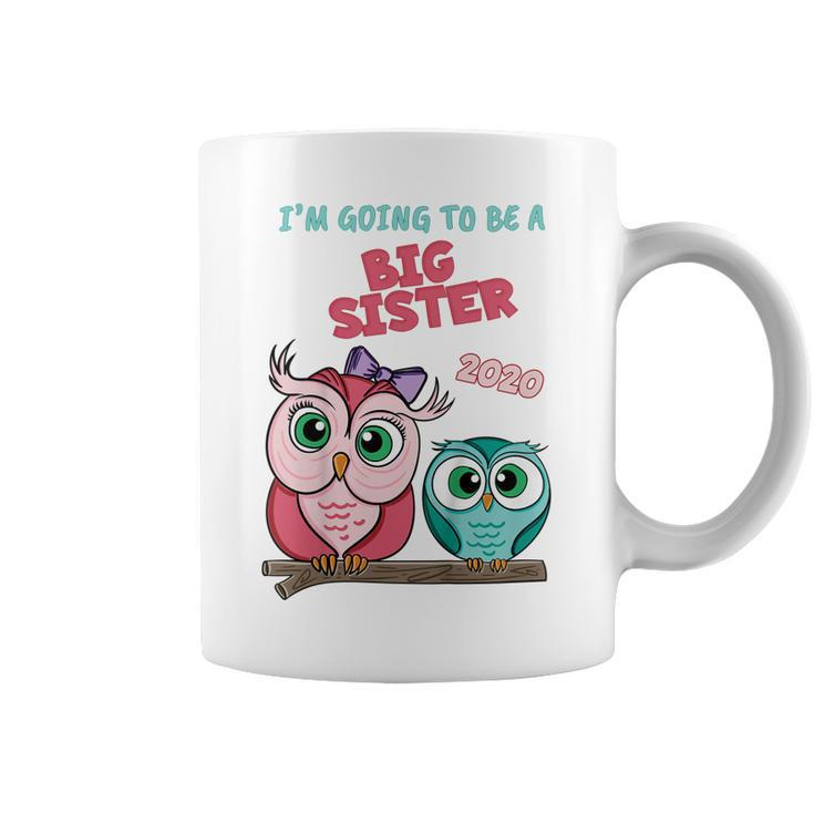 Kids Going To Be A Big Sister 2020  Owl Coffee Mug