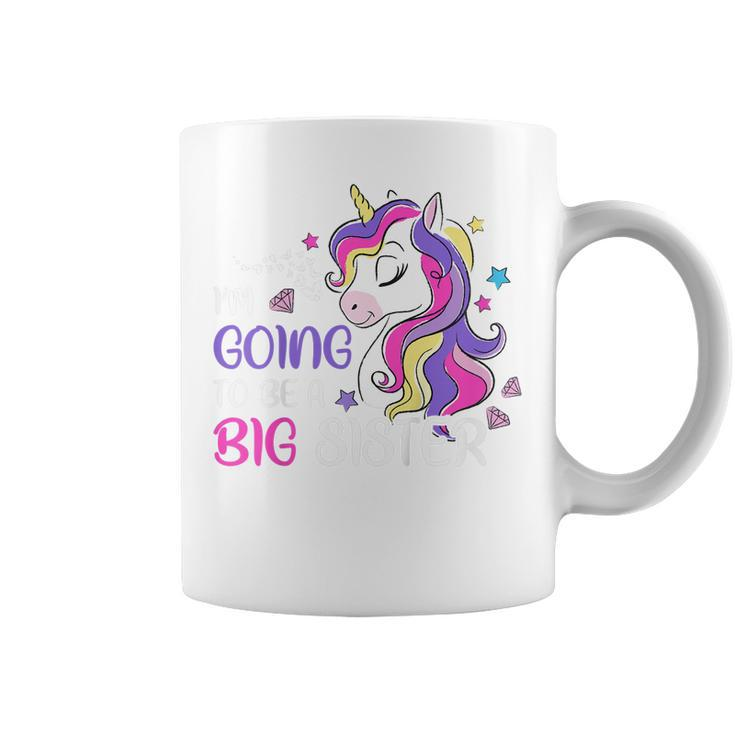 Kids Im Going To Be A Big Sister Unicorn Coffee Mug