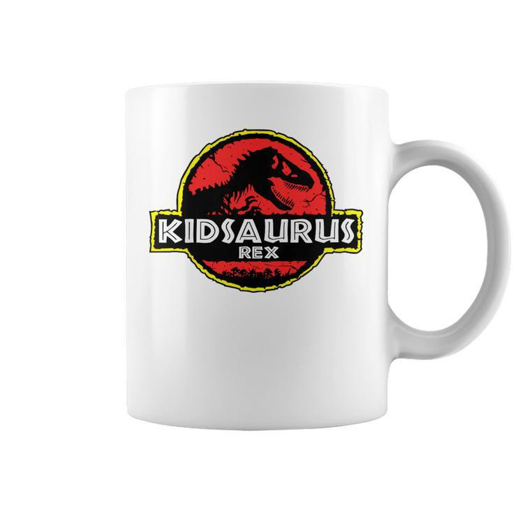 Kids Kidsaurusdadasaurus Dinosaur Rex Father Day For Dad Funny Coffee Mug