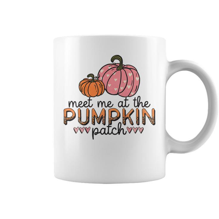 Kids Meet Me At The Pumpkin Patch Toddler Girls Fall  Coffee Mug