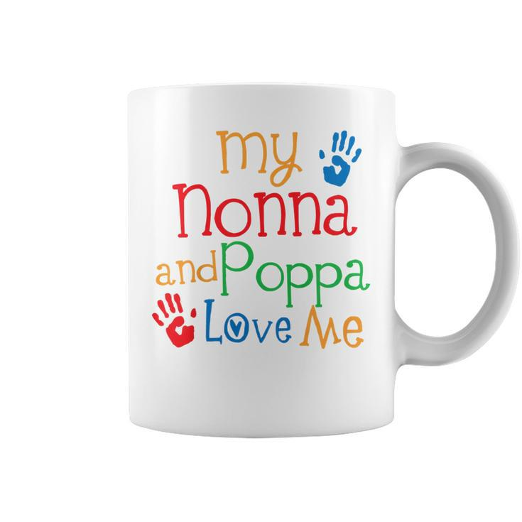 Kids Nonna And Poppa Love Me Coffee Mug