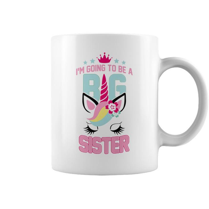 Kids Unicorn Gift Going To Be A Big Sister Siblings T Coffee Mug