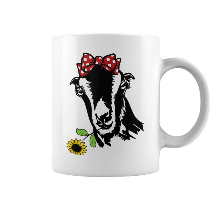 Lamancha Goat Sunflower Lamancha Goat Mom  Coffee Mug