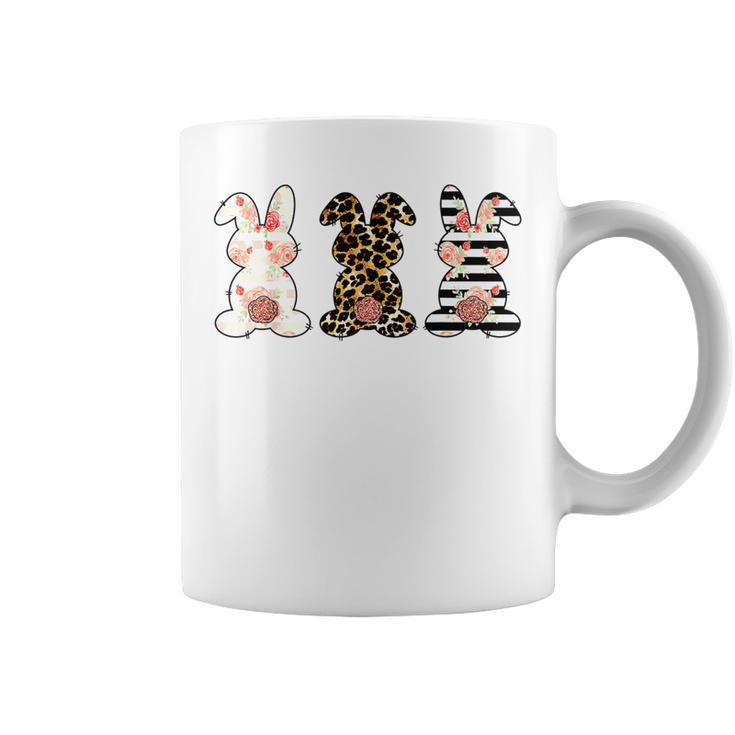 Leopard Easter Bunny Rabbit Trio Cute Easter   Coffee Mug