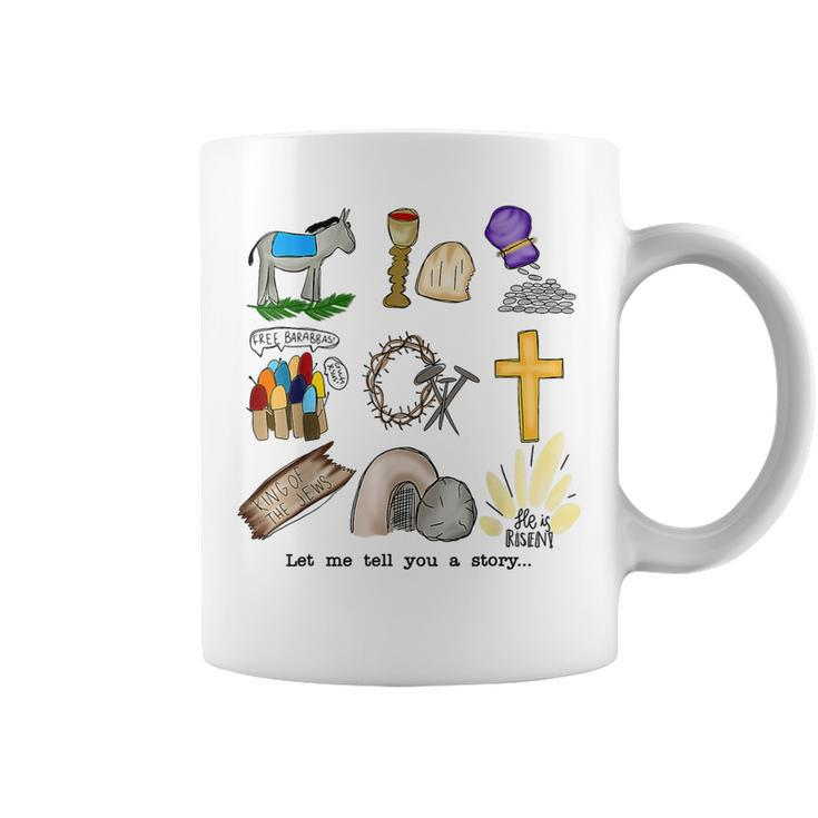 Let Me Tell You A Story Jesus Religious Christian Easter  Coffee Mug